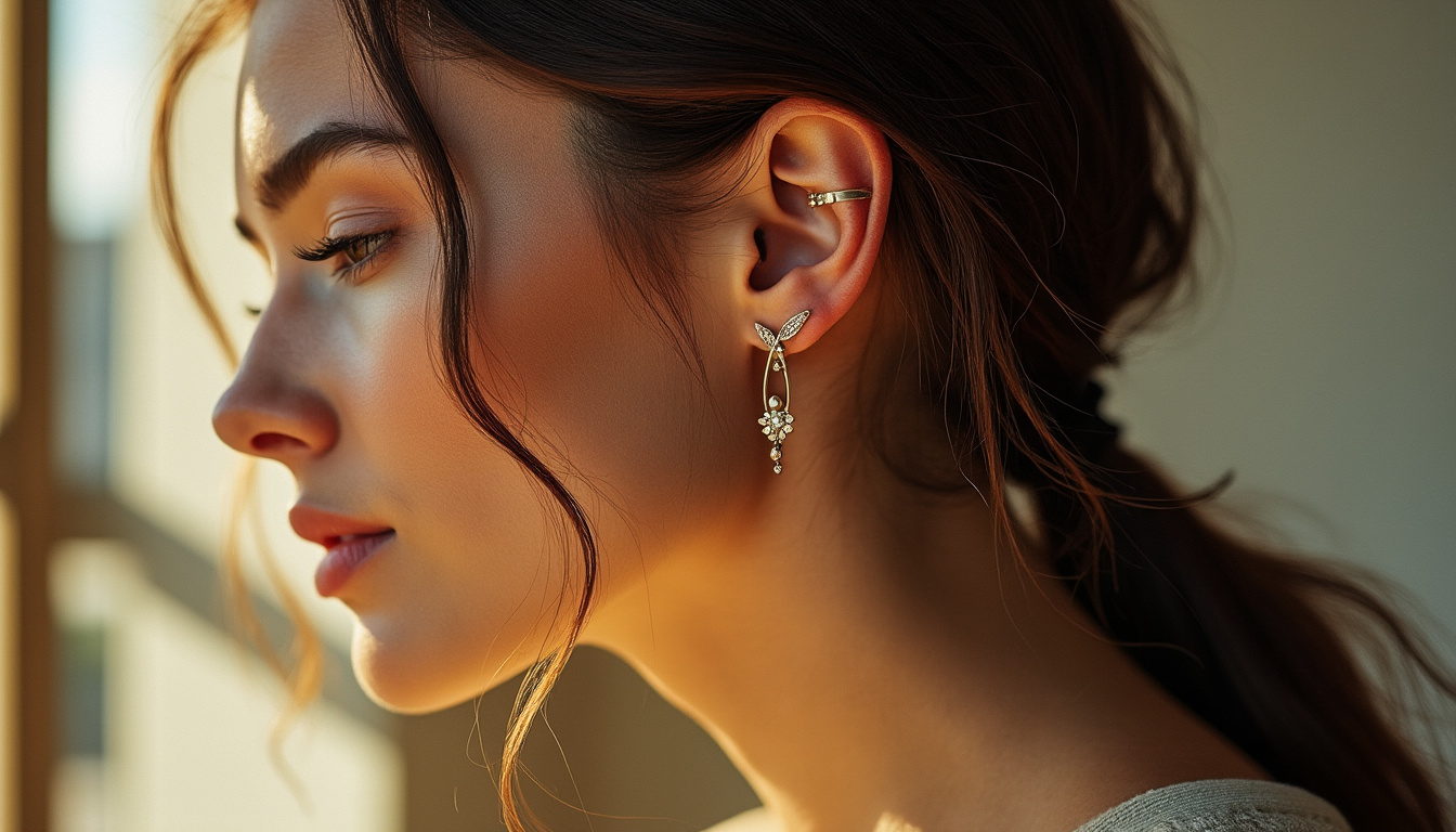 découvrez des idées originales pour 2 trous d’oreilles : inspirations, agencements tendance et combinaisons de boucles pour un style unique et personnalisé.