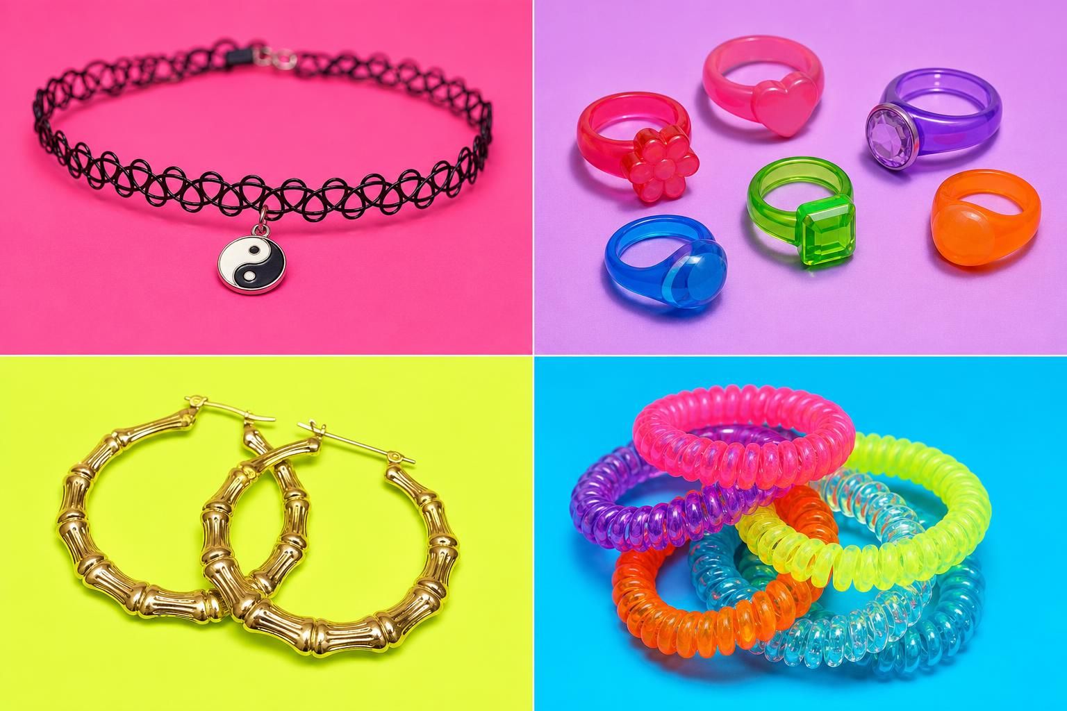découvrez les bijoux emblématiques et tendances des années 90, des chokers aux boucles d'oreilles oversize, pour un retour stylé à cette décennie rétro.